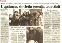 9 February 1995: “No to Virginity Testing” protest in front of the Directorate of National Education