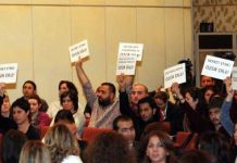 April 15, 2010: Protest of LGBTI+ against Minister Kavaf: Apologize!