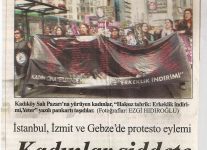 April 21, 2008: Protest for Pippa Bacca in Istanbul and Gebze!