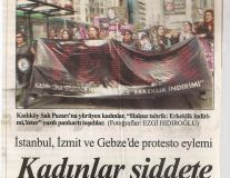 April 21, 2008: Protest for Pippa Bacca in Istanbul and Gebze!